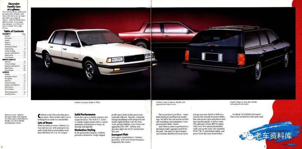 1987年美国版雪佛兰产品册_汽车_网